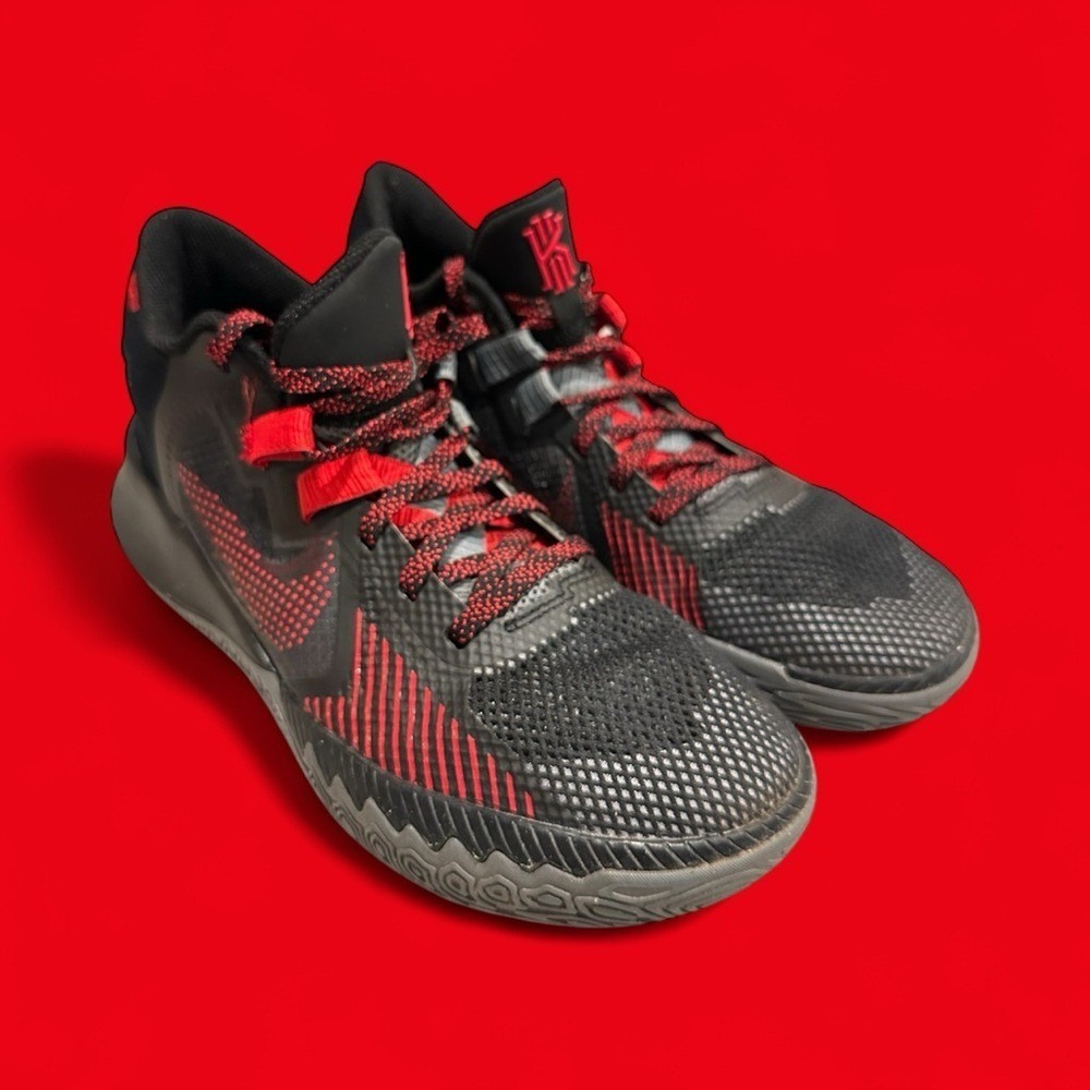 Nike Kyrie Flytrap 5 Black Red Basketball Shoes CZ4100-003 Mens Size 7 Sneakers